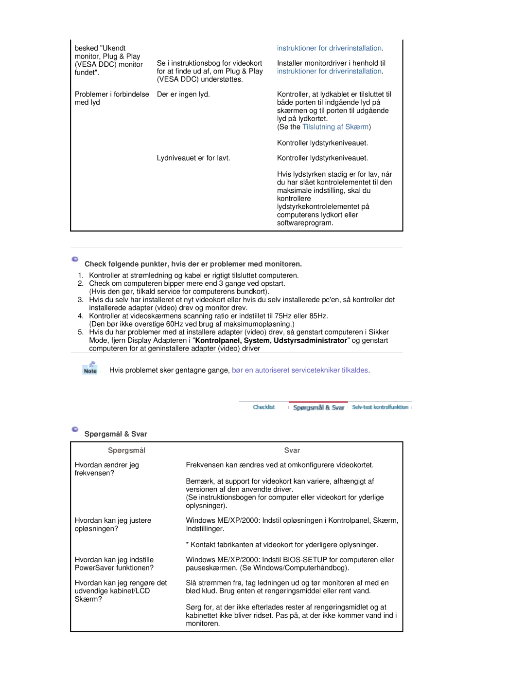 Samsung RL17PSUSQ/EDC, RL19PSUSQ/EDC, RL17ESQSB/EDC, RL17ESUSB/EDC manual Instruktioner for driverinstallation 