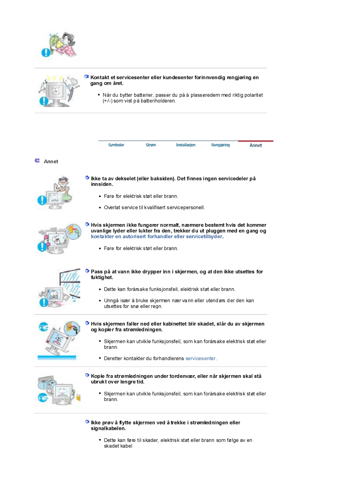 Samsung RL19PSUSQ/EDC, RL17PSUSQ/EDC, RL17ESQSB/EDC, RL17ESUSB/EDC manual Annet 