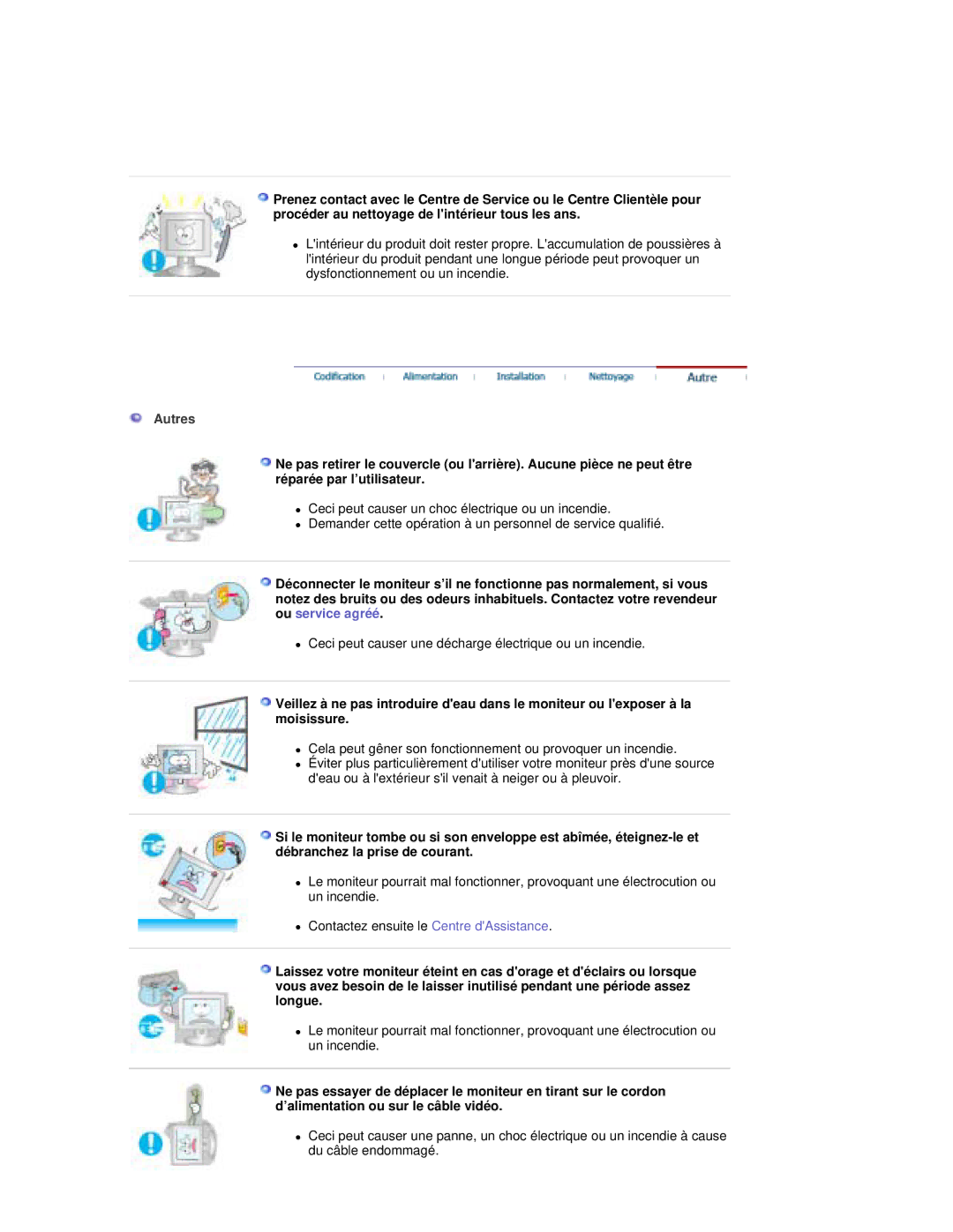 Samsung RL17ESUSB/EDC, RL17PSUSQ/EDC, RL19PSUSQ/EDC, RL17PSQSQ/EDC, RL17ESQSB/EDC, RL19PSQSQ/EDC manual Autres 