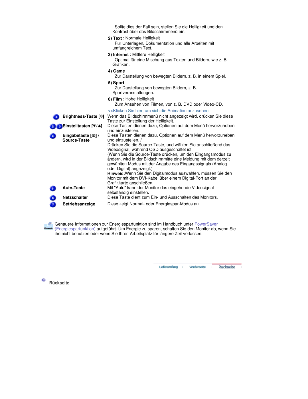 Samsung RL19PSQSQ/EDC, RL17PSUSQ/EDC, RL19PSUSQ/EDC, RL17PSQSQ/EDC manual Game, Source-Taste 