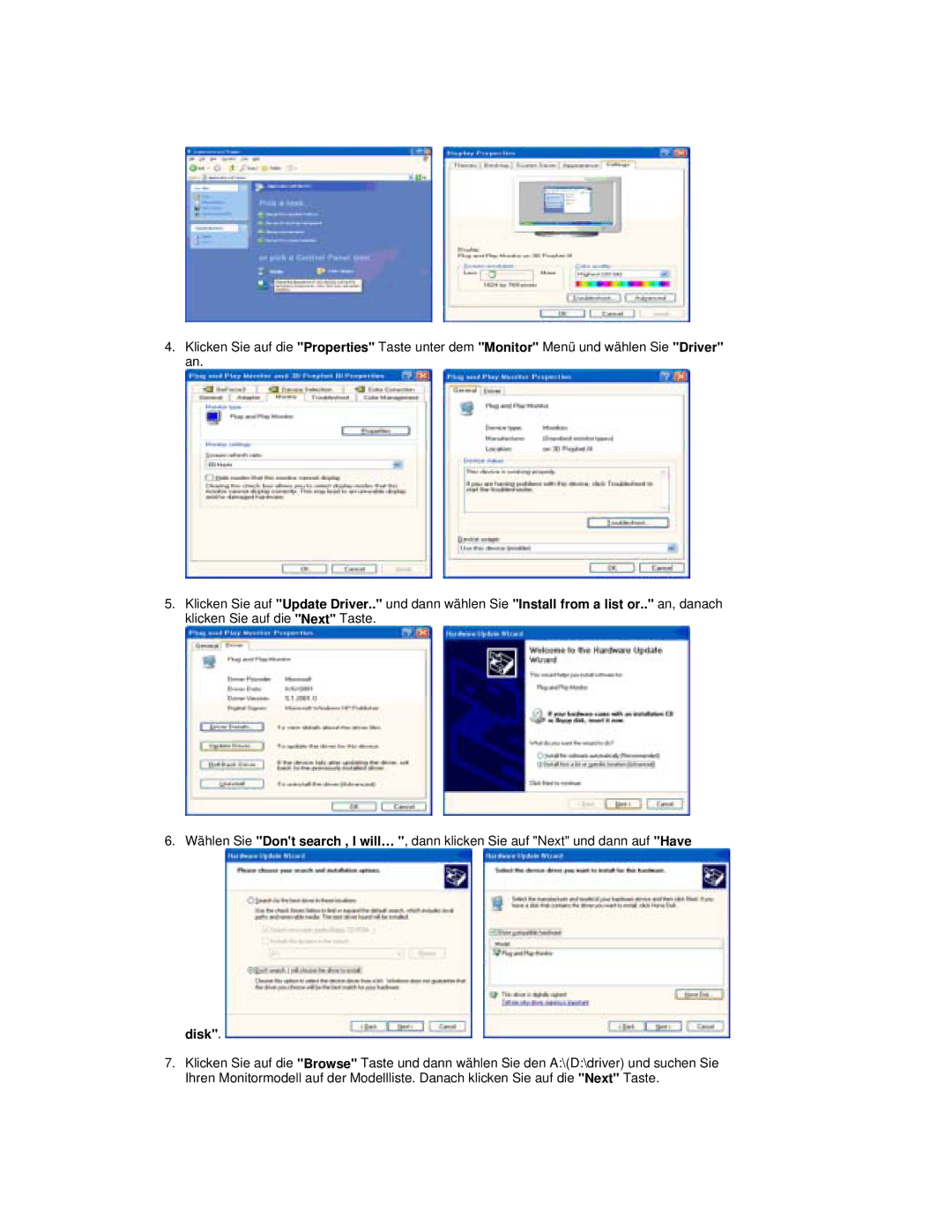 Samsung RL19PSUSQ/EDC, RL17PSUSQ/EDC, RL17PSQSQ/EDC, RL19PSQSQ/EDC manual Disk 