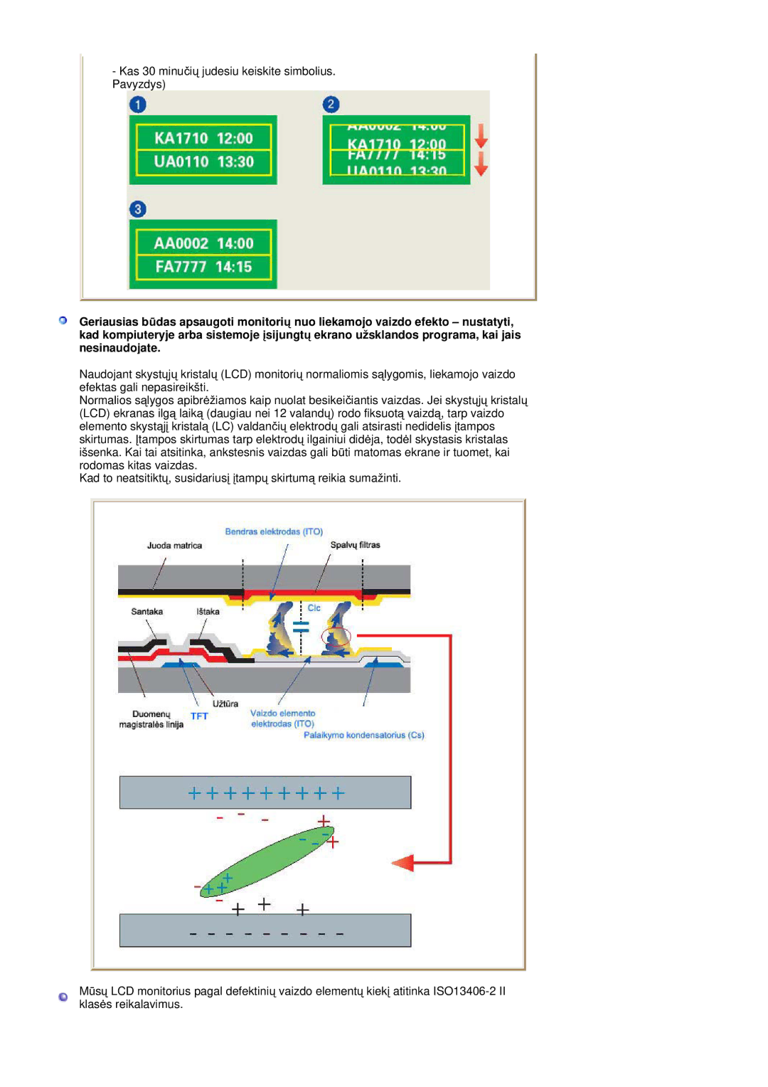 Samsung RL17ASQS/EDC, RL19PSUSQ/EDC, RL19PSQSQ/EDC manual Kas 30 minuþiǐ judesiu keiskite simbolius. Pavyzdys 