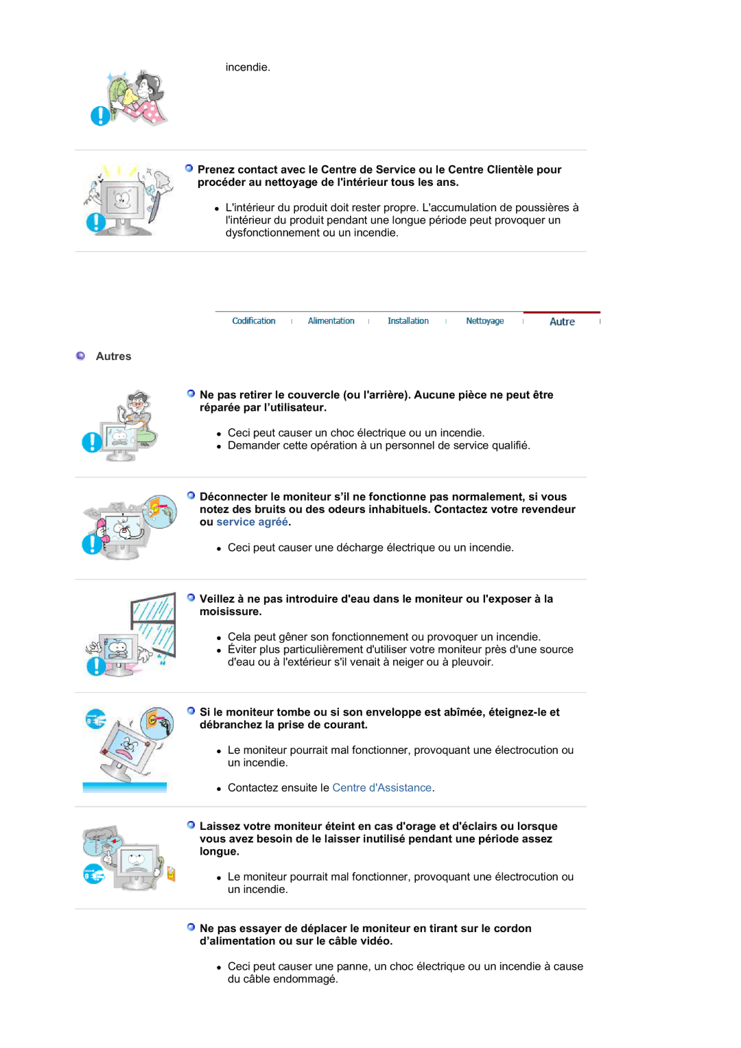 Samsung RL17ASUS/EDC, RL19PSUSQ/EDC, RL17ASQS/EDC, RL19PSQSQ/EDC manual Autres 