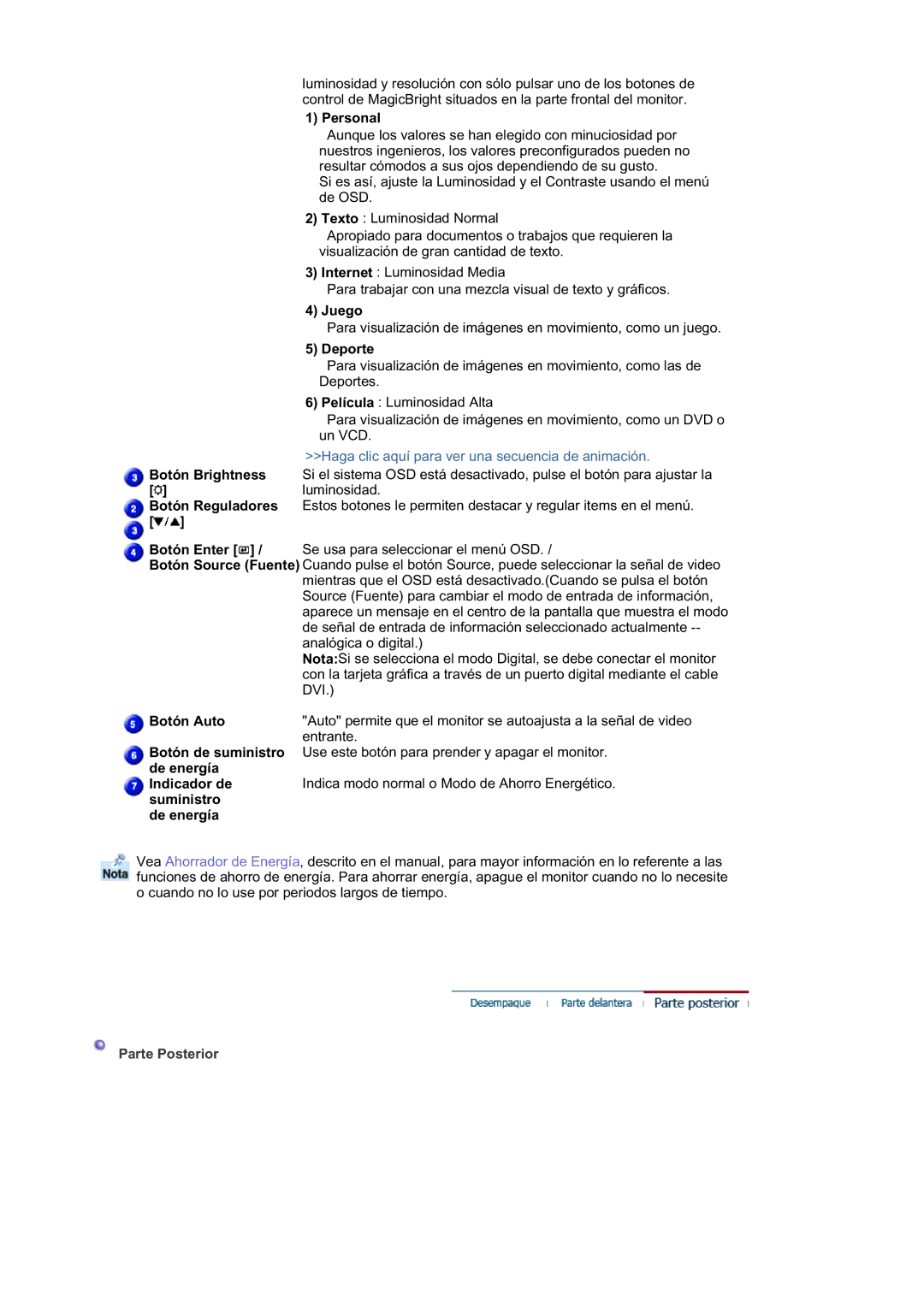 Samsung RL19PSUSQ/EDC, RL17ASUS/EDC, RL17ASQS/EDC, RL19PSQSQ/EDC manual Haga clic aquí para ver una secuencia de animación 