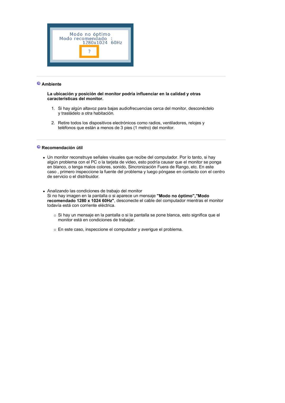 Samsung RL19PSUSQ/EDC, RL17ASUS/EDC, RL17ASQS/EDC, RL19PSQSQ/EDC manual Recomendación útil 