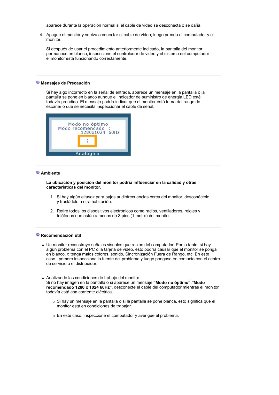 Samsung RL17ASUS/EDC, RL19PSUSQ/EDC, RL17ASQS/EDC, RL19PSQSQ/EDC manual Mensajes de Precaución 