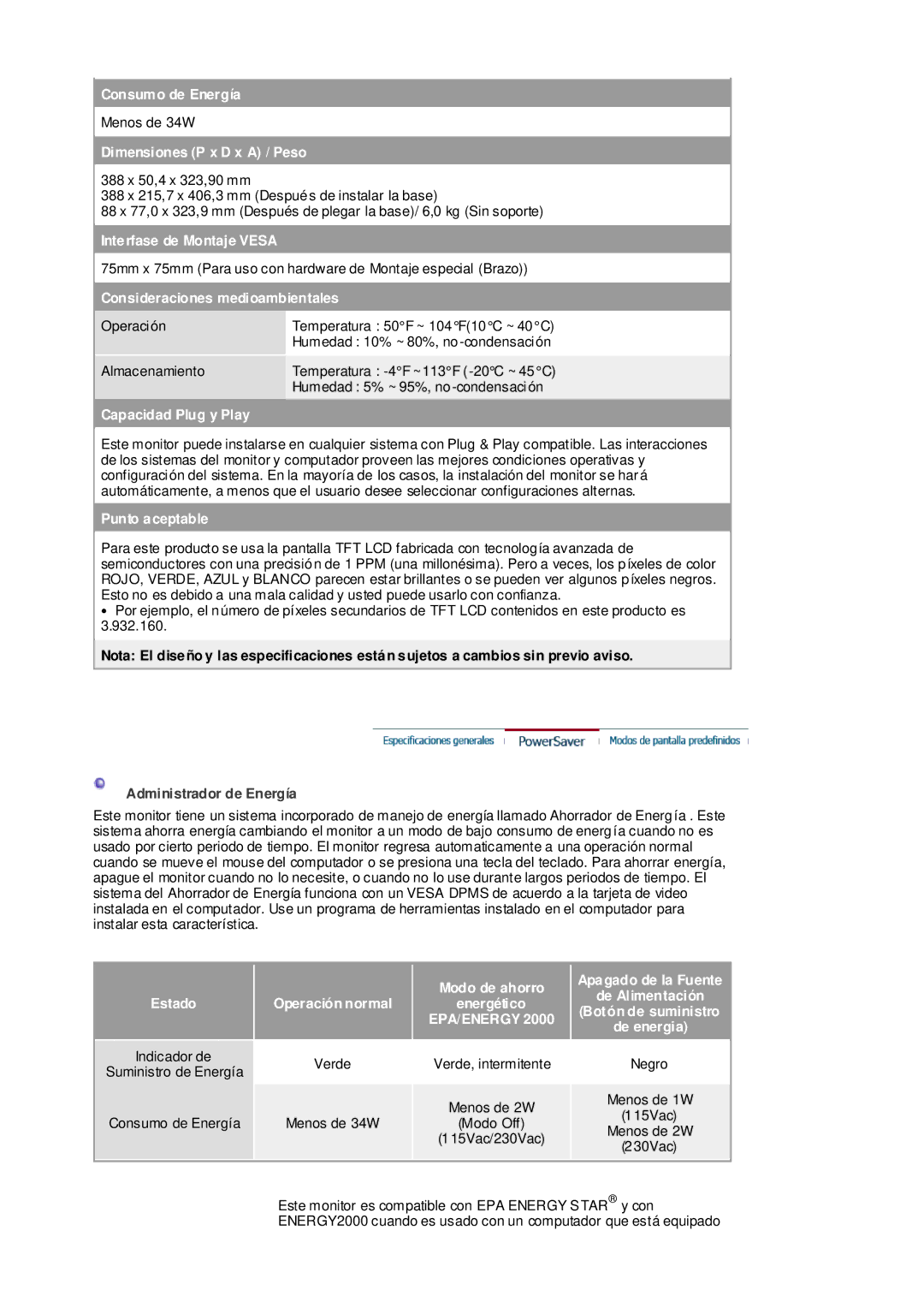 Samsung RL19PSQSQ/EDC, RL19PSUSQ/EDC, RL17ASUS/EDC, RL17ASQS/EDC manual Energético 