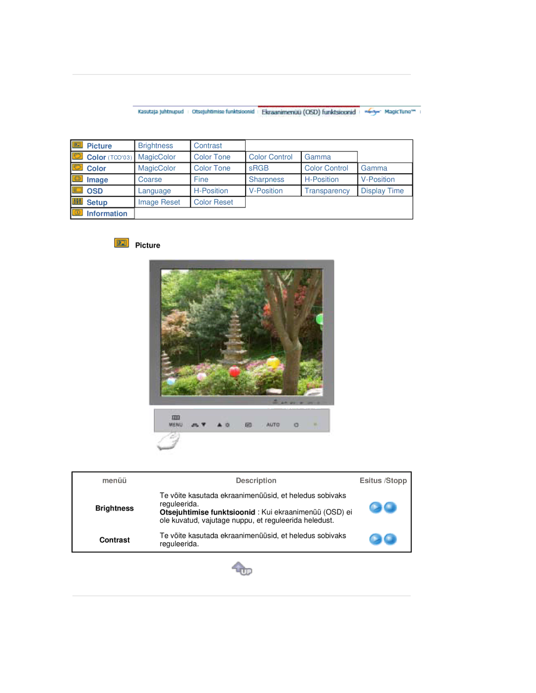 Samsung RL19PSQSQ/EDC, RL19PSUSQ/EDC, RL17PSQSQ/EDC, RL17ESQSB/EDC, RL17ESUSB/EDC manual Osd, Brightness Contrast 