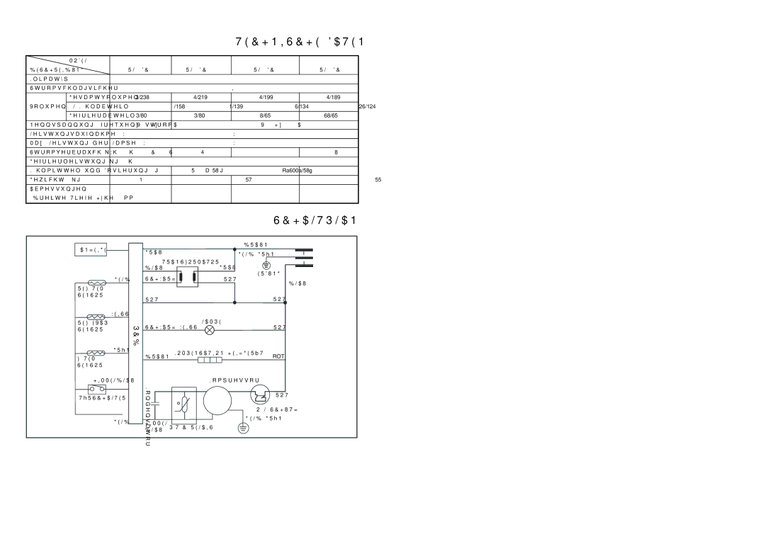 Samsung RL26DCAS1/BUL, RL26DCAS1/XAG, RL26DCAS1/XEH manual Technische Daten , Schaltplan  