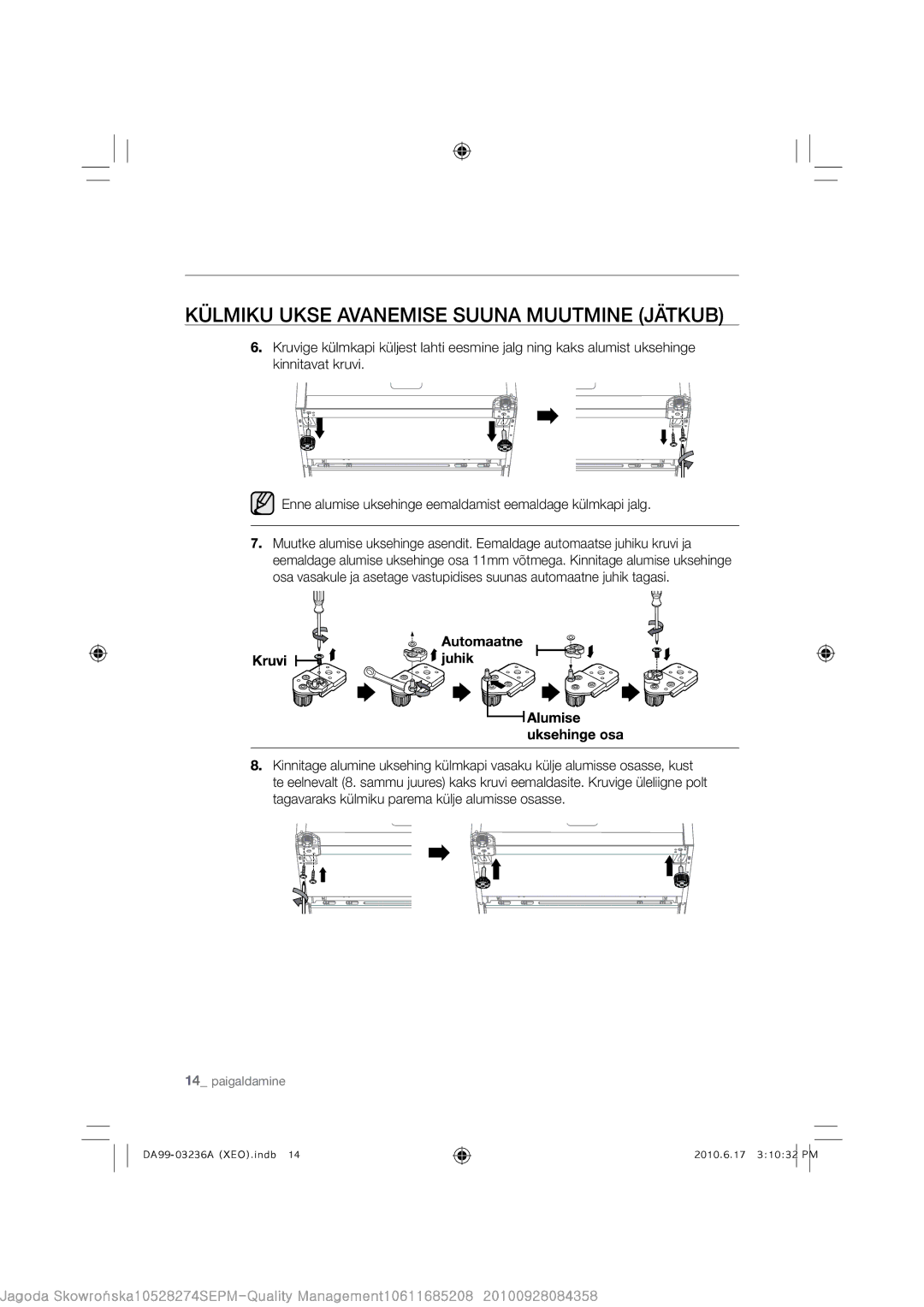 Samsung RL39TGCIH1/XEF, RL29THCSW1/XEO, RL23THCSW1/XEO, RL39THCSW1/XEO, RL39TGCSW1/XEF, RL43THCTS1/XEO, RL43THCSW1/XEO manual 01 