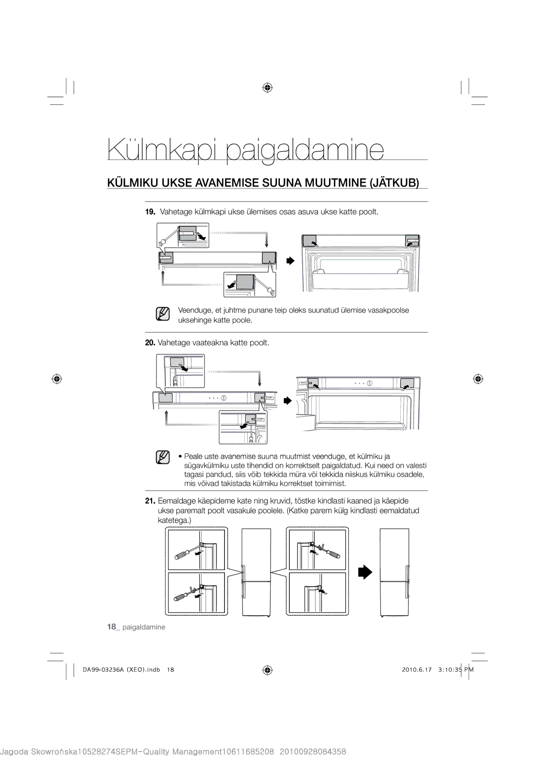 Samsung RL23THCTS1/XEO, RL29THCSW1/XEO, RL23THCSW1/XEO, RL39THCSW1/XEO, RL39TGCIH1/XEF, RL39TGCSW1/XEF, RL43THCTS1/XEO manual 01 