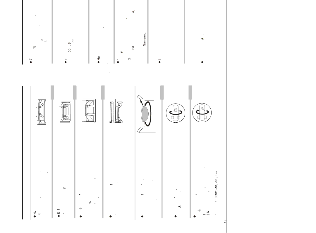 Samsung RL34ECVB1/BWT, RL34EGSW1/BWT, RL34ECSW1/BWT, RL34ECMS1/BWT manual Извлечение принадлежностей, Установка и настройка 