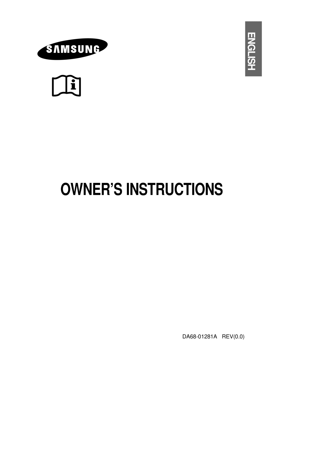 Samsung RL36EBMS1/XEE, RL36EBSW1/XEE manual OWNER’S Instructions, English 