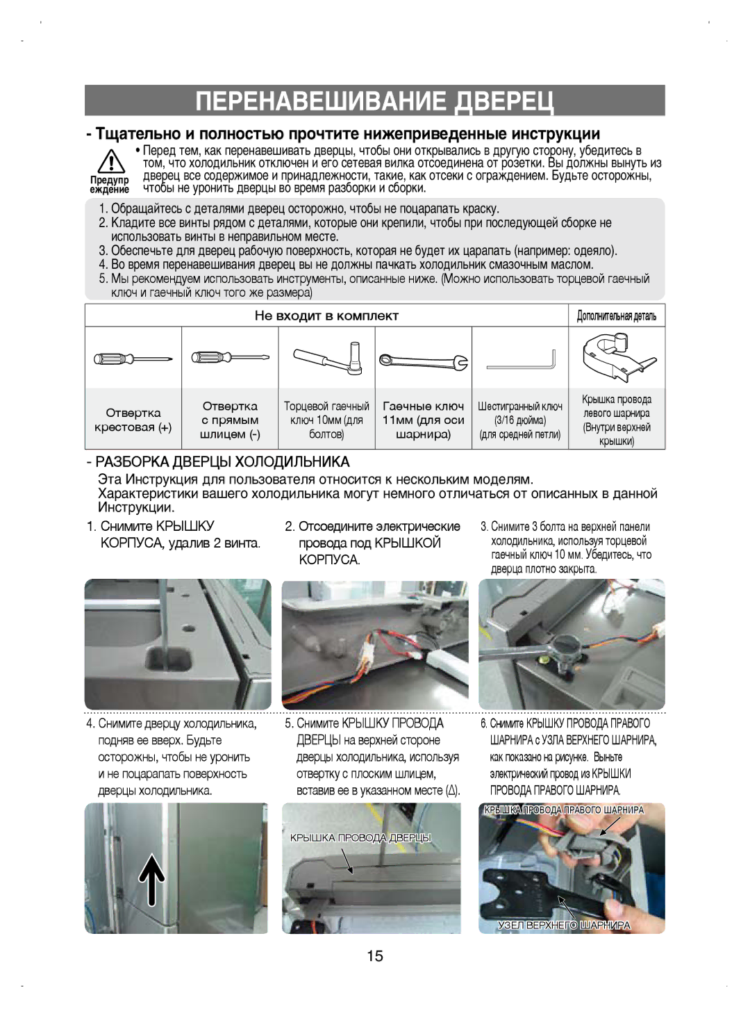 Samsung RL38ECSW1/XEK manual ÈÖêÖçÄÇÖòàÇÄçàÖ ÑÇÖêÖñ, Корпуса 