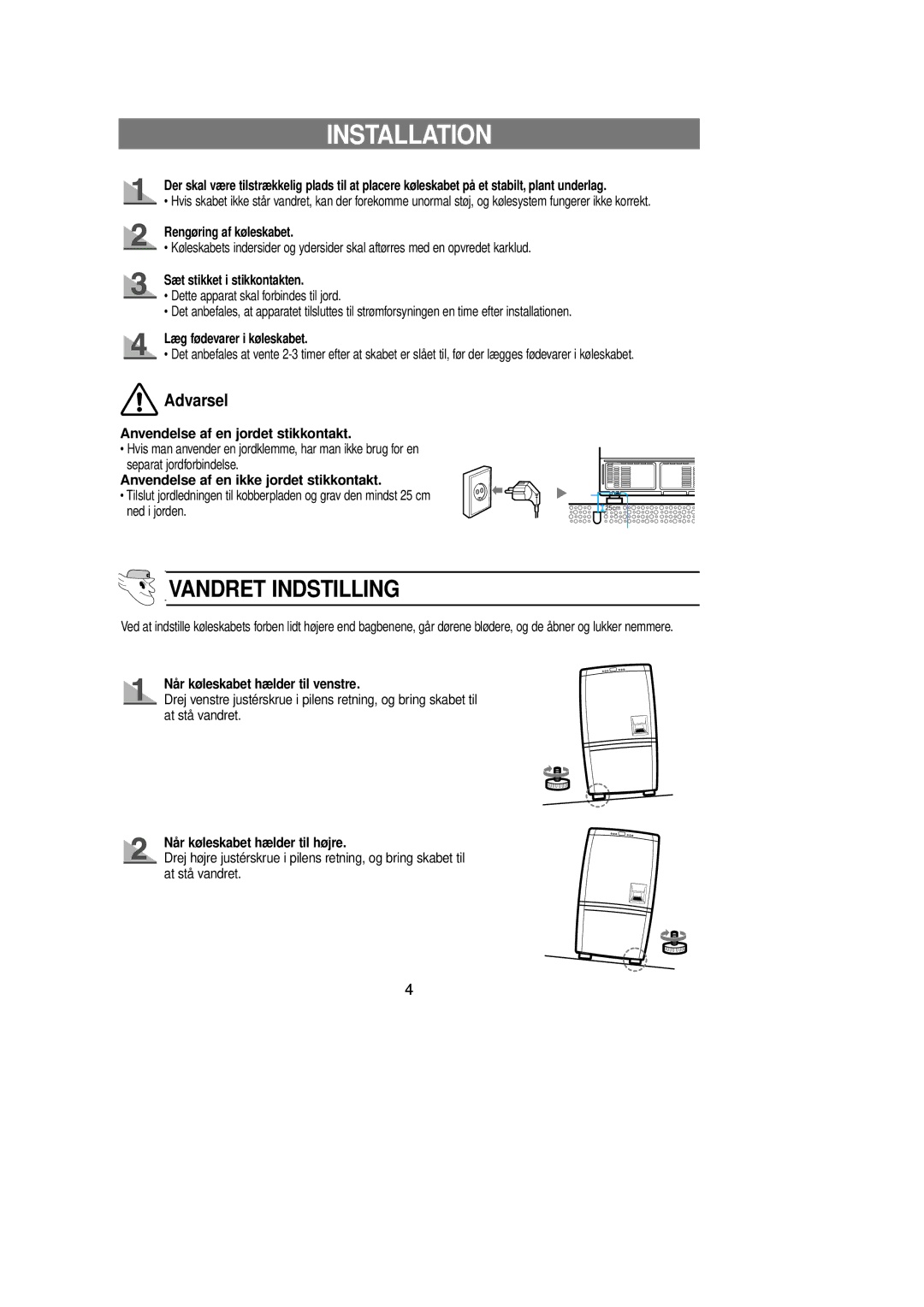 Samsung RL39WBSM1/XEE, RL39EBSW1/XEE, RL39EBSM1/XEE manual Installation 