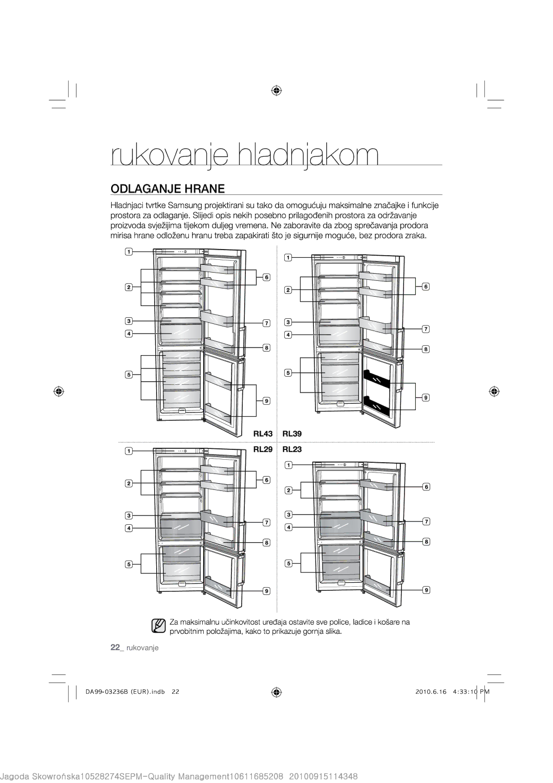 Samsung RL39THCTS1/EUR manual 