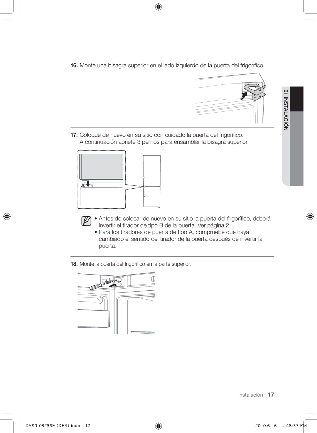 Samsung RL23THCTS1/XEG, RL39THCTS1/XES, RL39TRCMG1/XEF, RL39THCMG1/XEF manual DA99-03236F XES.indb 2010.6.16 44837 PM 