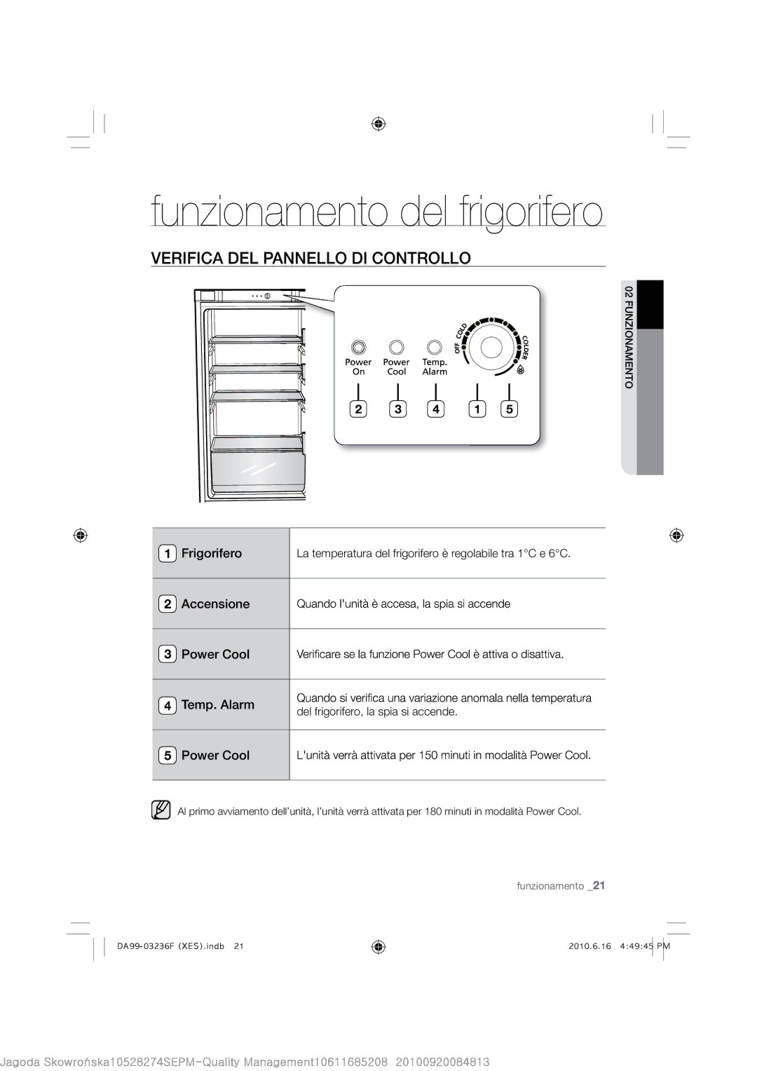 Samsung RL39THCTS1/XES manual 20# 