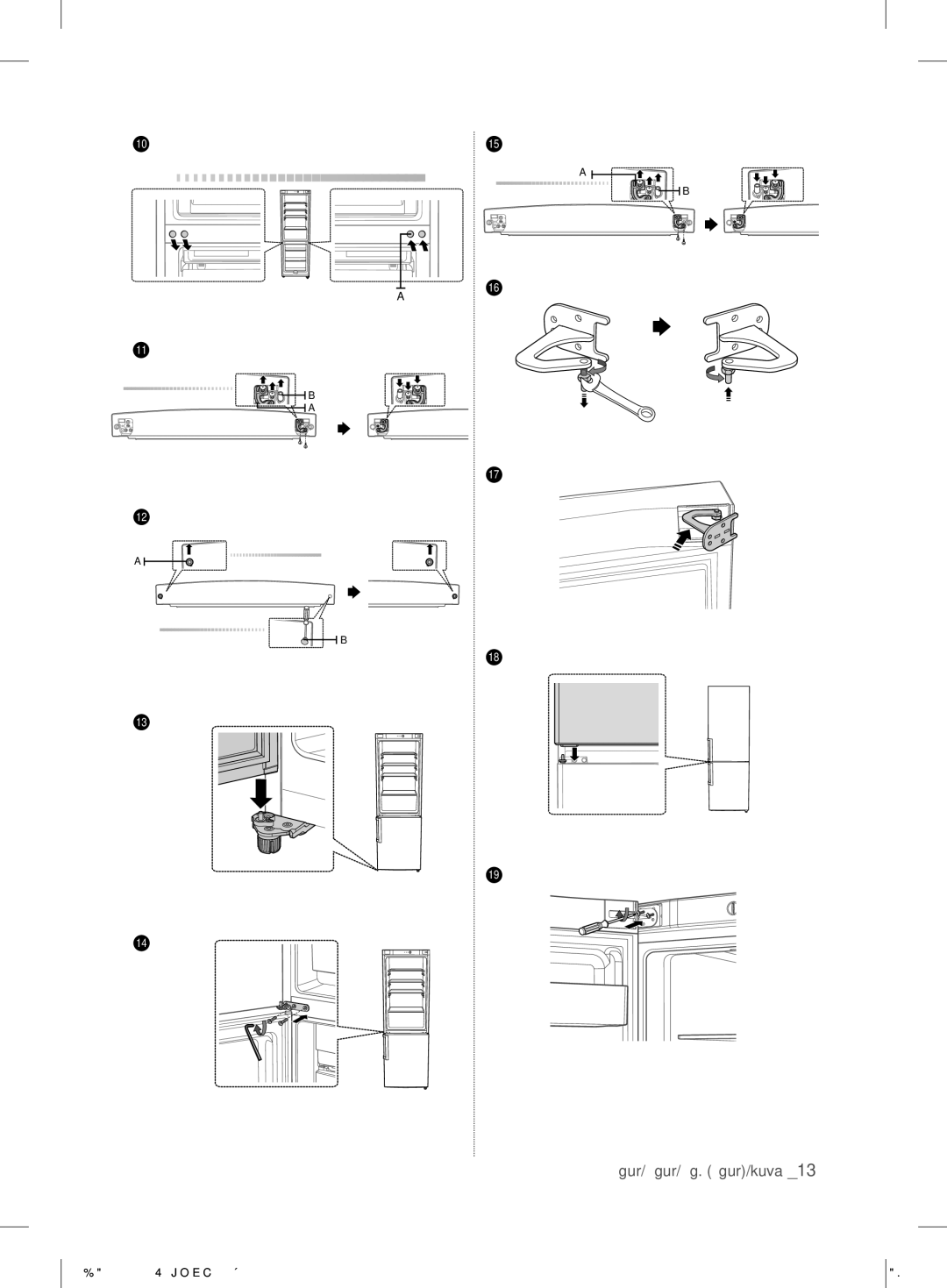 Samsung RL39TJCSW1/XEF manual ﬁgur/ﬁgur/ﬁg. ﬁgur/kuva 