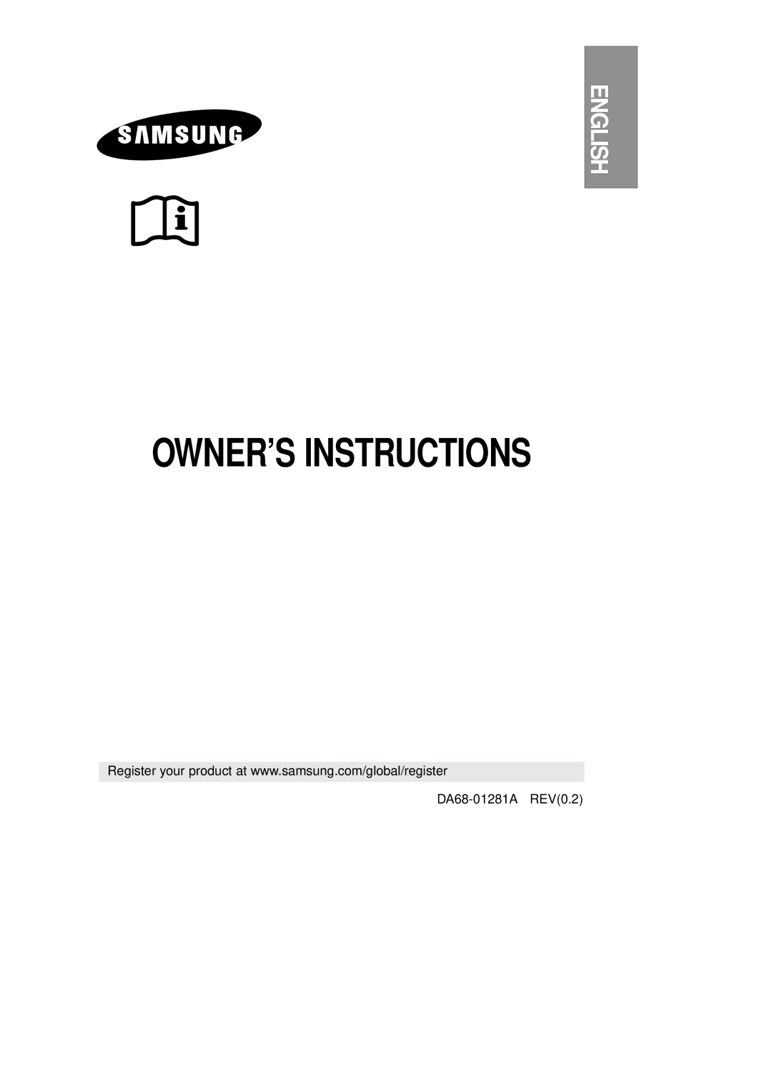 Samsung RL39EBSW1/BUL, RL39WBSM1/XEG, RL39WBSM1/BUL, RL39WBSW1/BUL, RL39WBSW1/XEO manual OWNER’S Instructions, English 