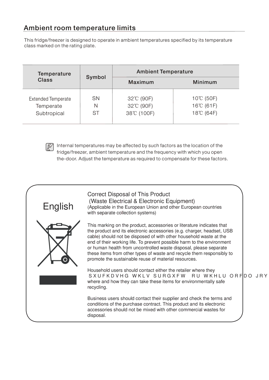 Samsung RL34ECVB1/XEO, RL40HGSW1/EUR, RL40HGIH1/XEO, RL40HGIH1/EUR, RL40HGSW1/XEG, RL34EGSW2/XES, RL34EGSW1/BWT manual English 