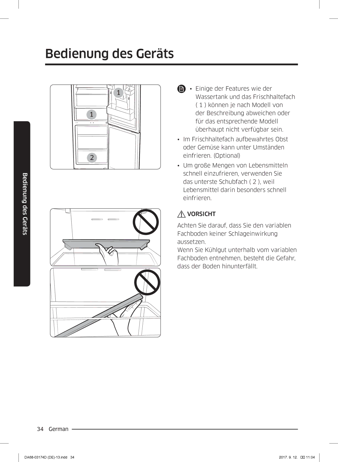 Samsung RL41J7799S4/EG, RL41J7799B1/EG, RB36J8059SR/EF, RL36J8159SR/EG, RB33J3230WW/EF manual Einige der Features wie der 