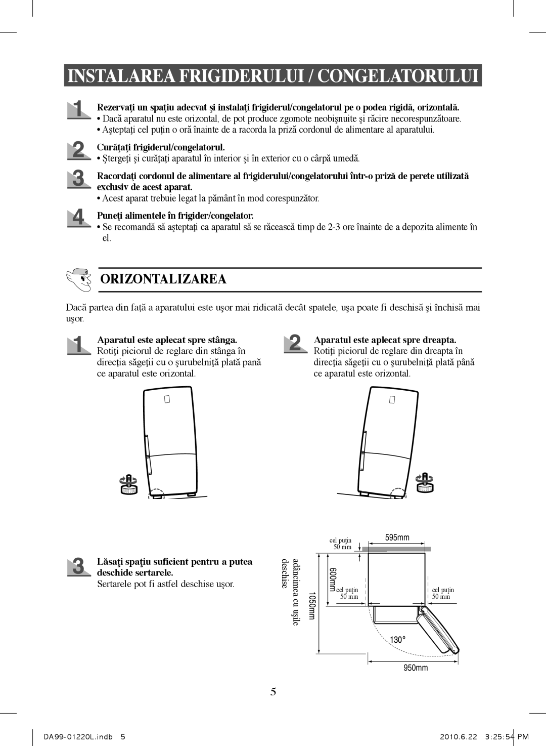 Samsung RL44WCSW1/BUL manual Curăţaţi frigiderul/congelatorul, Acest aparat trebuie legat la pământ în mod corespunzător 