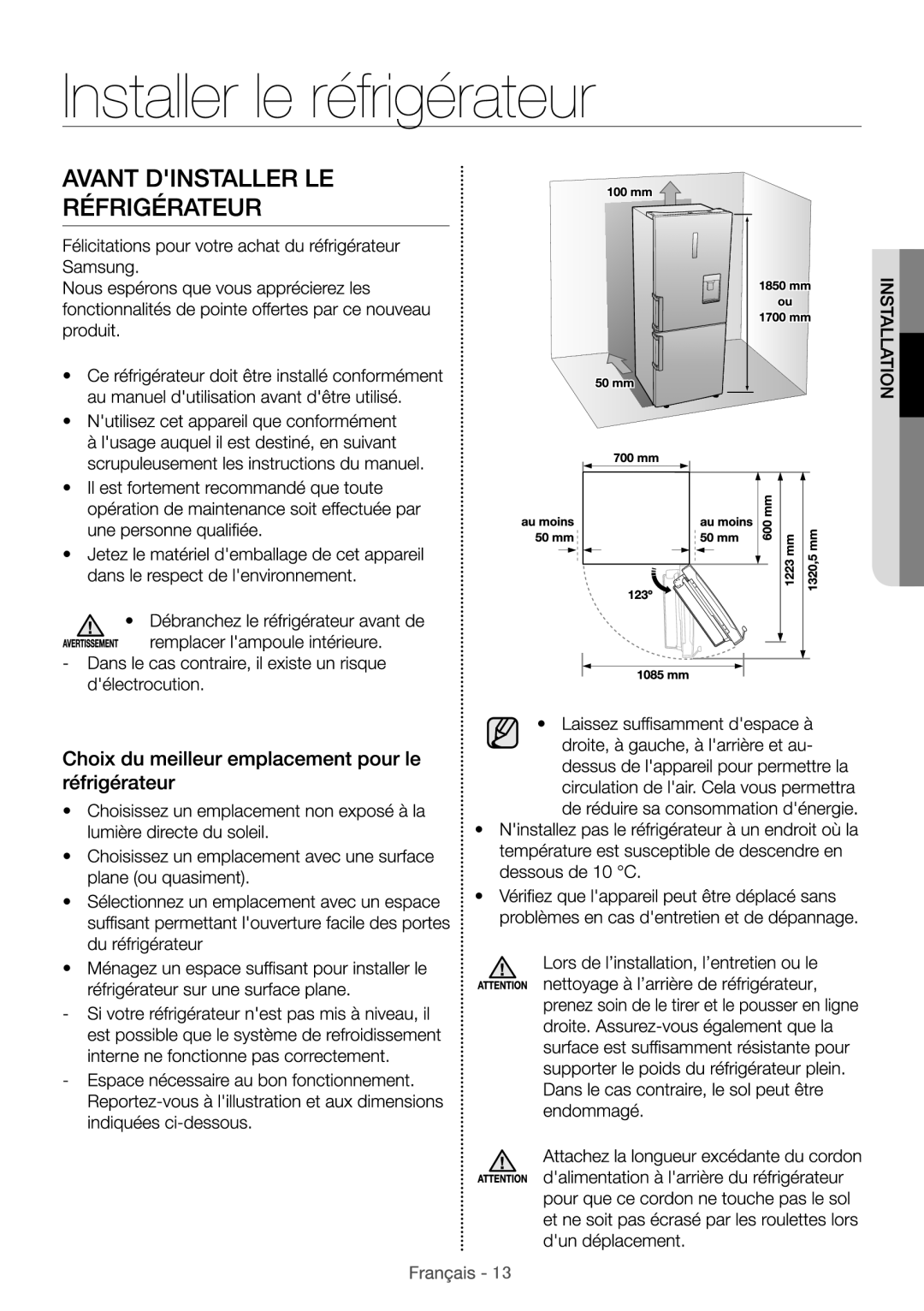 Samsung RL4353FBASL/EF manual 