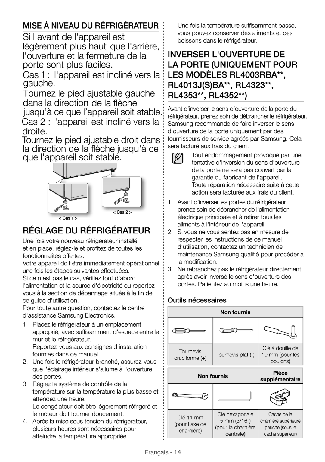 Samsung RL4353FBASL/EF manual 