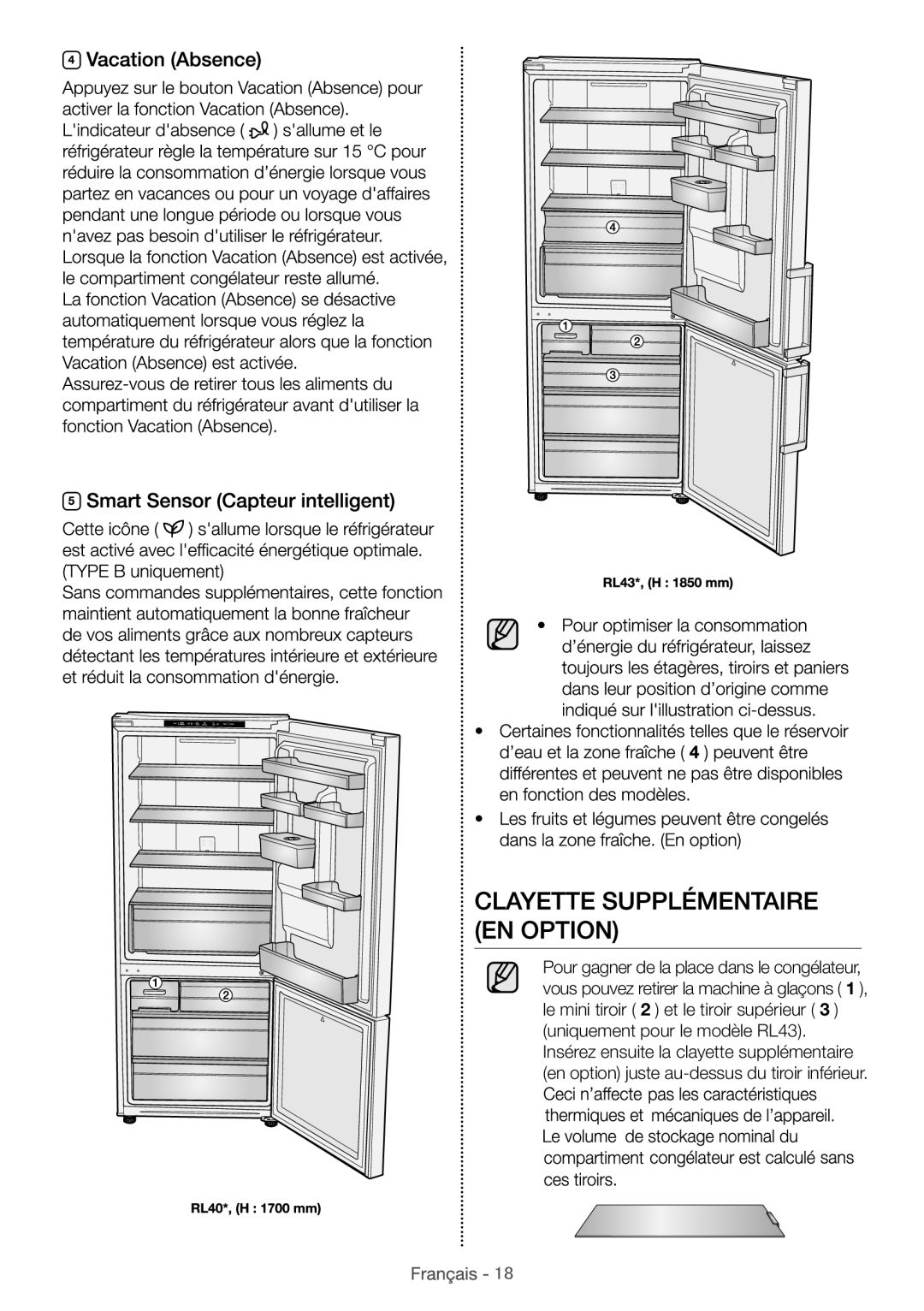 Samsung RL4353FBASL/EF manual 