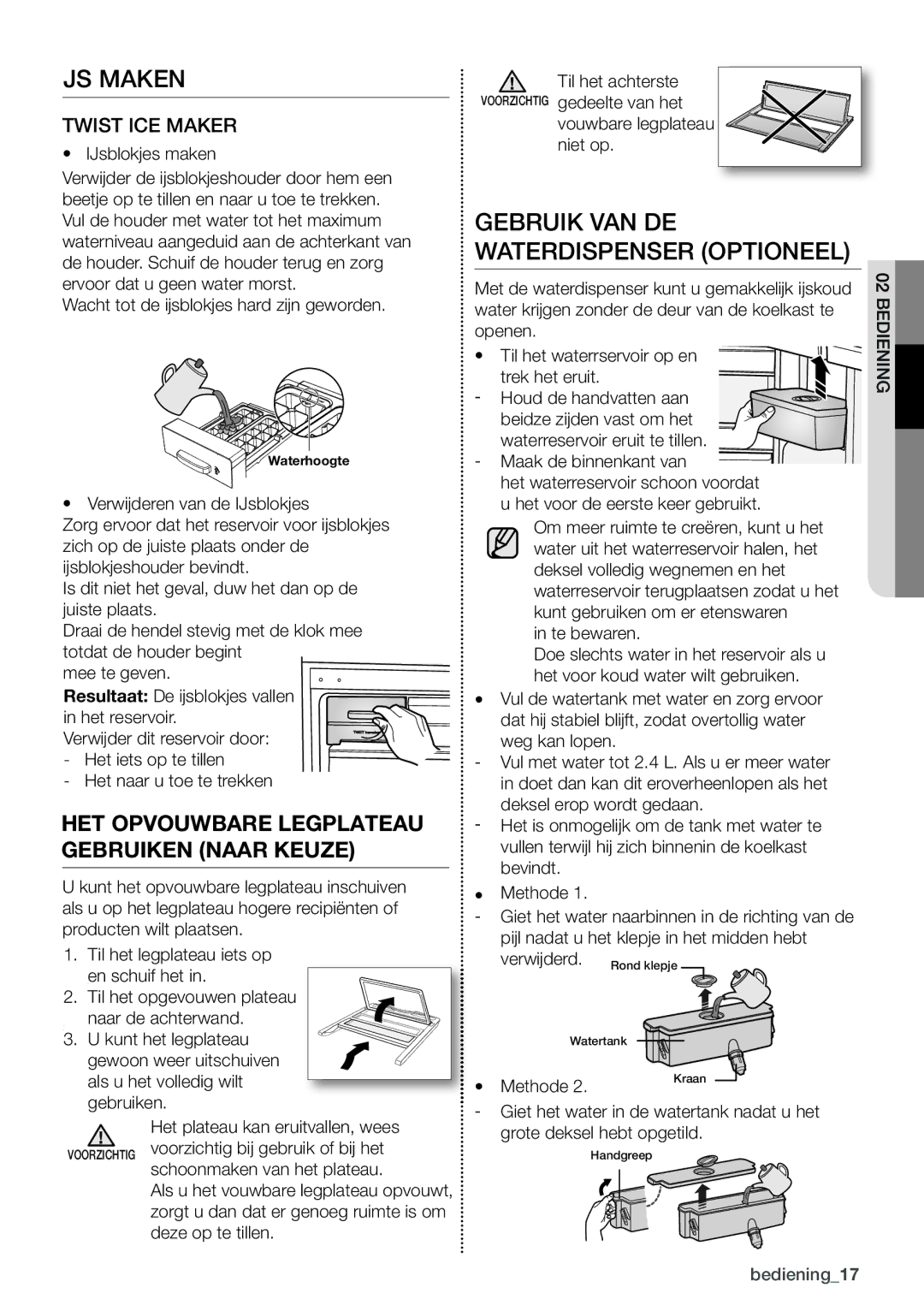 Samsung RL4352LBASP/EF, RL4363FBASL/EF, RL4352LBAWW/EF, RL4352FBASL/EF manual JS Maken 