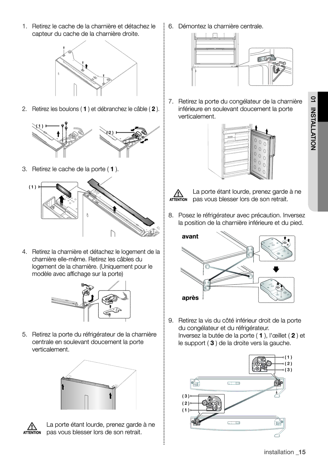 Samsung RL4352FBASL/EF, RL4363FBASL/EF, RL4352LBASP/EF, RL4352LBAWW/EF manual 