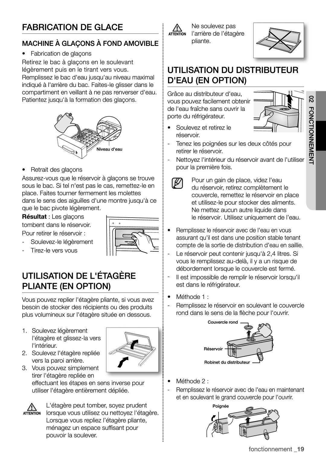 Samsung RL4352FBASL/EF, RL4363FBASL/EF, RL4352LBASP/EF, RL4352LBAWW/EF manual 