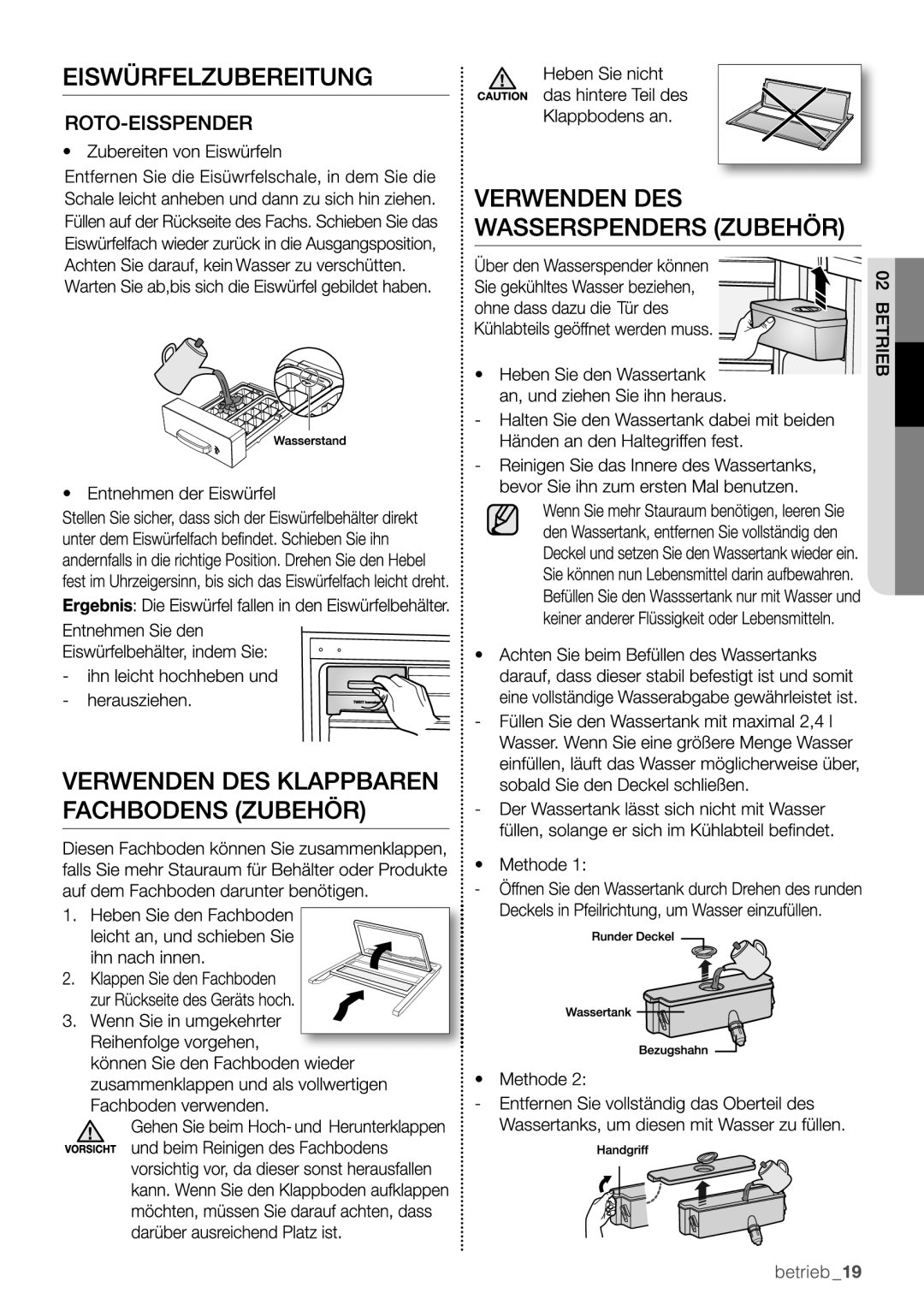 Samsung RL4352LBASP/EF, RL4363FBASL/EF, RL4352LBAWW/EF, RL4352FBASL/EF manual 