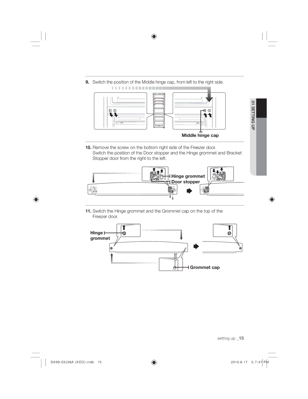 Samsung RL27TDFSW1/XEF, RL43TGCIH1/XEF, RL39TRCSW1/XEF, RL43TGCSW1/XEF manual 0LGGOHKLQJHFDS, +LQJH Jurpphw URPPHWFDS 