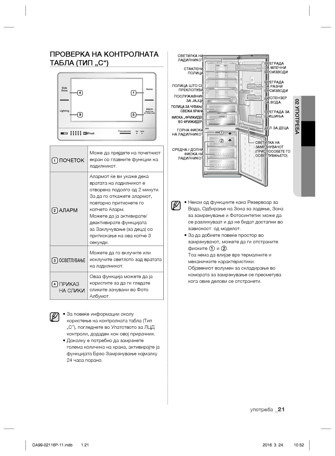 Samsung RL52VEBTS1/JUM, RL55VJBIH1/XEO, RL55VTE1L1/XEO, RL55VJBIH1/XEF, RL52VEBTS1/XEF Проверка НА Контролната Табла ТИП „C 