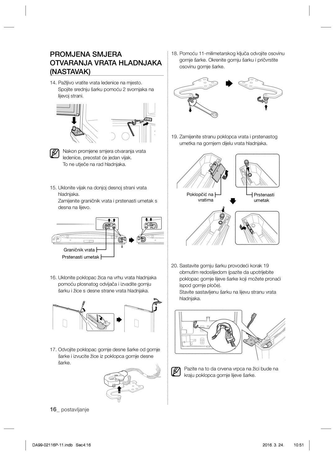 Samsung RL55VTEBG1/XEO, RL55VJBIH1/XEO, RL55VTE1L1/XEO, RL55VJBIH1/XEF, RL52VEBTS1/XEF, RL55VTEBG1/EUR manual Vratima Umetak 