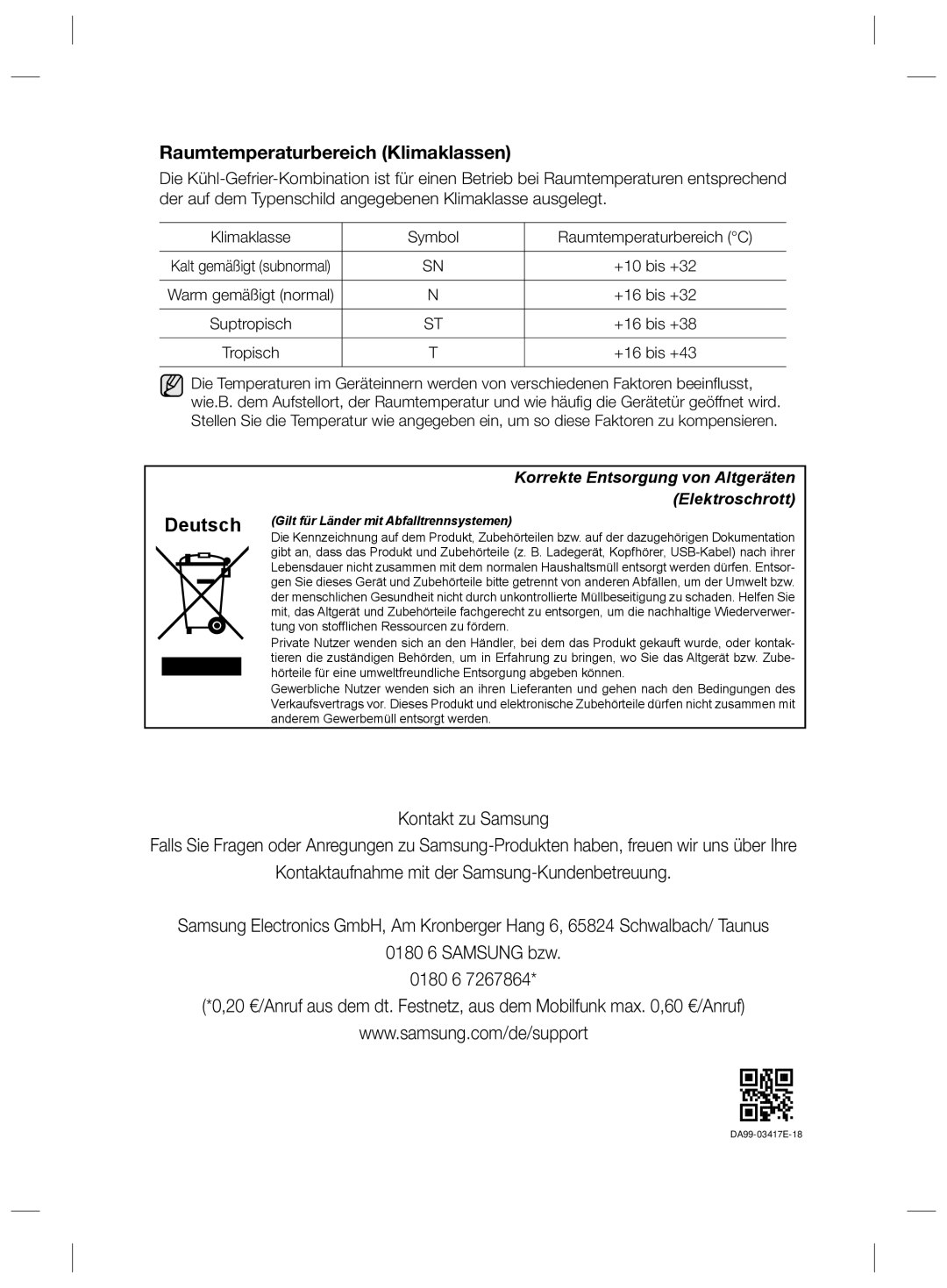 Samsung RL60GHGTS1/XEF, RL58GQBMG1/XEF, RL56GSBIH1/XEF, RL56GHGTS1/XEF, RL56GSBVB1/XEF, RL56GREIH1/XEF Suptropisch, Tropisch 