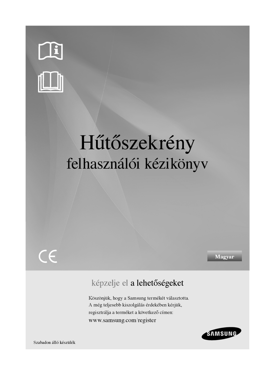 Samsung RL62VCPN1/XEO, RL62VCSH1/XEO manual Hűtőszekrény 