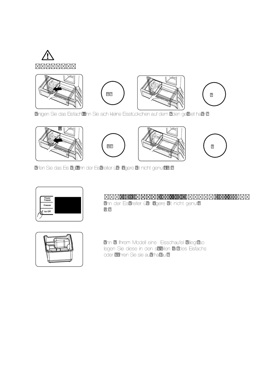 Samsung RL62VCPN1/XEF, RL62ZBPN1/XES, RL62ZBSH1/XES, RL62ZBPN1/ANU, RL62ZBTS1/XEF, RL62VCTS1/XEF, RL62ZBPN1/XEF Vorsicht Nein 