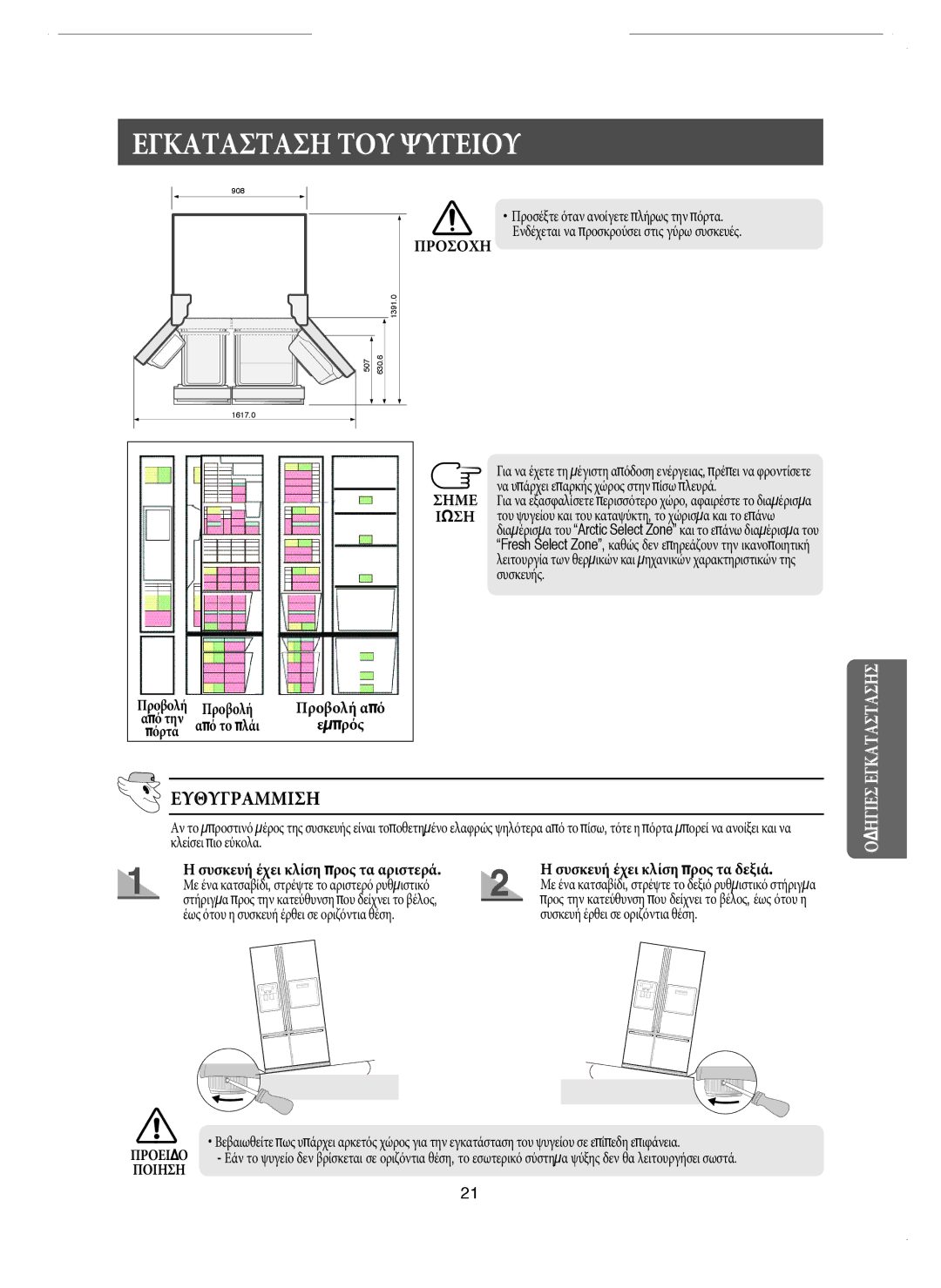 Samsung RM25KGRS1/EUR manual Προβολή από, Εμπρός 