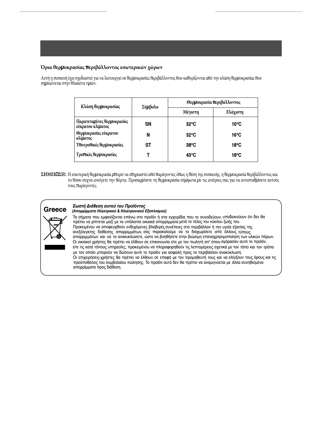 Samsung RM25KGRS1/EUR manual 32C 10C, 32C 16C, 38C 18C, 3C 18C 