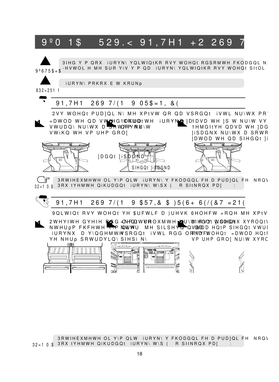 Samsung RM25KGRS1/XEH manual Vnitřní Osvětlení V Mrazničce, Vnitřní Osvětlení V Artic a Fresh Select Zone, Zadní západka 