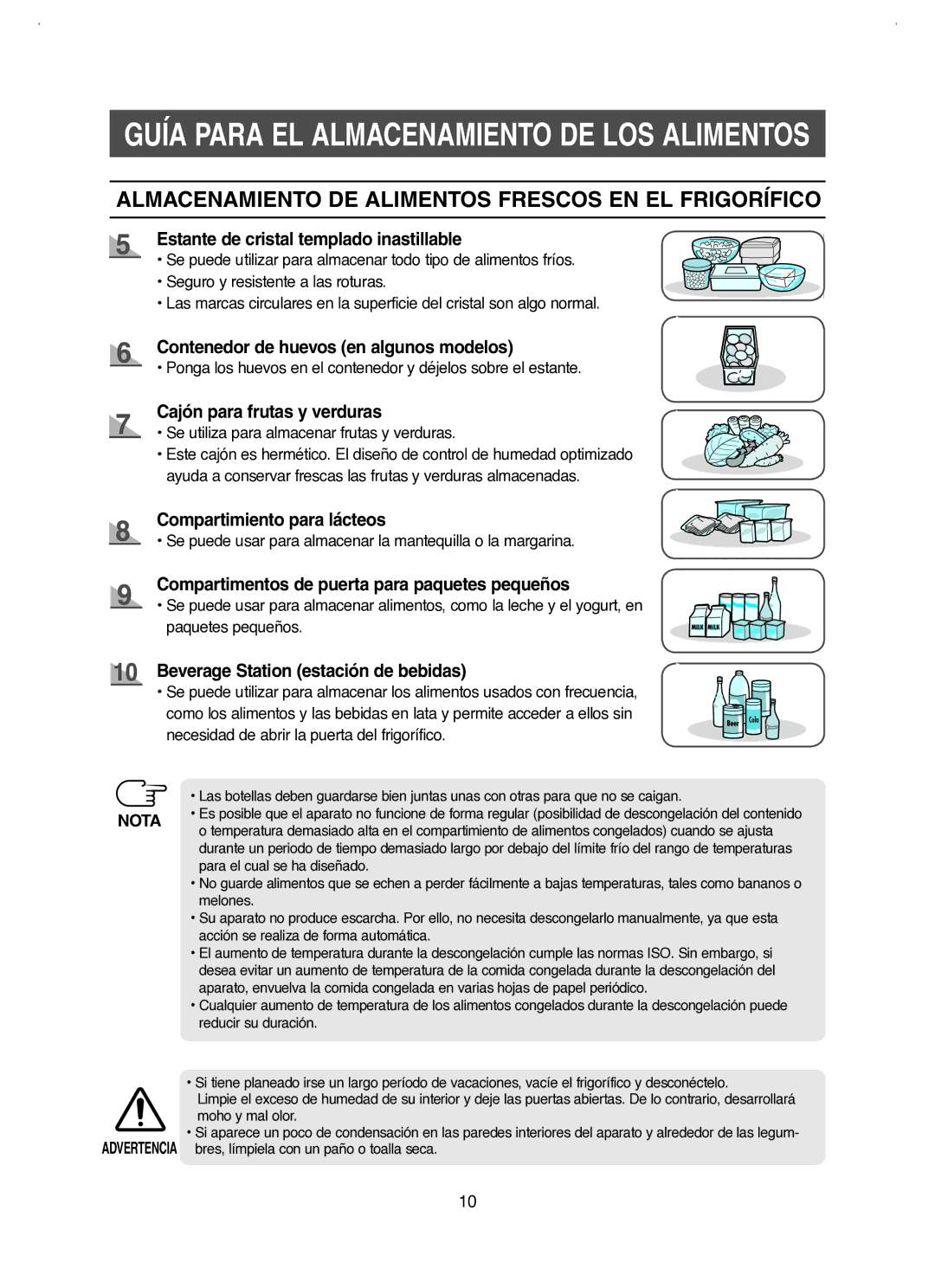 Samsung RM25KGRS1/XES Almacenamiento DE Alimentos Frescos EN EL Frigorífico, Se utiliza para almacenar frutas y verduras 