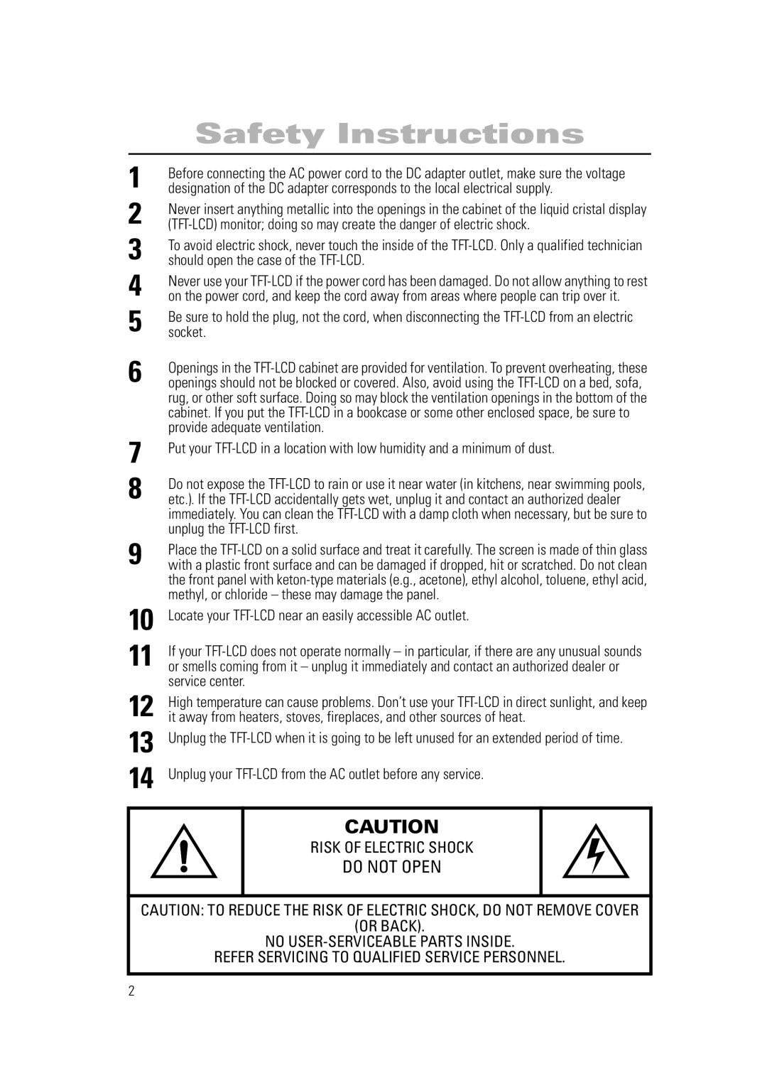 Samsung RN15PSSPS/EDC, RN15PSSSNC/EDC, RN15PSSANC/EDC, RN15PSSMN/XSJ, RN15PSSPN/EDC, RN15PSSPNC/EDC, 570PTFT manual Do not Open 