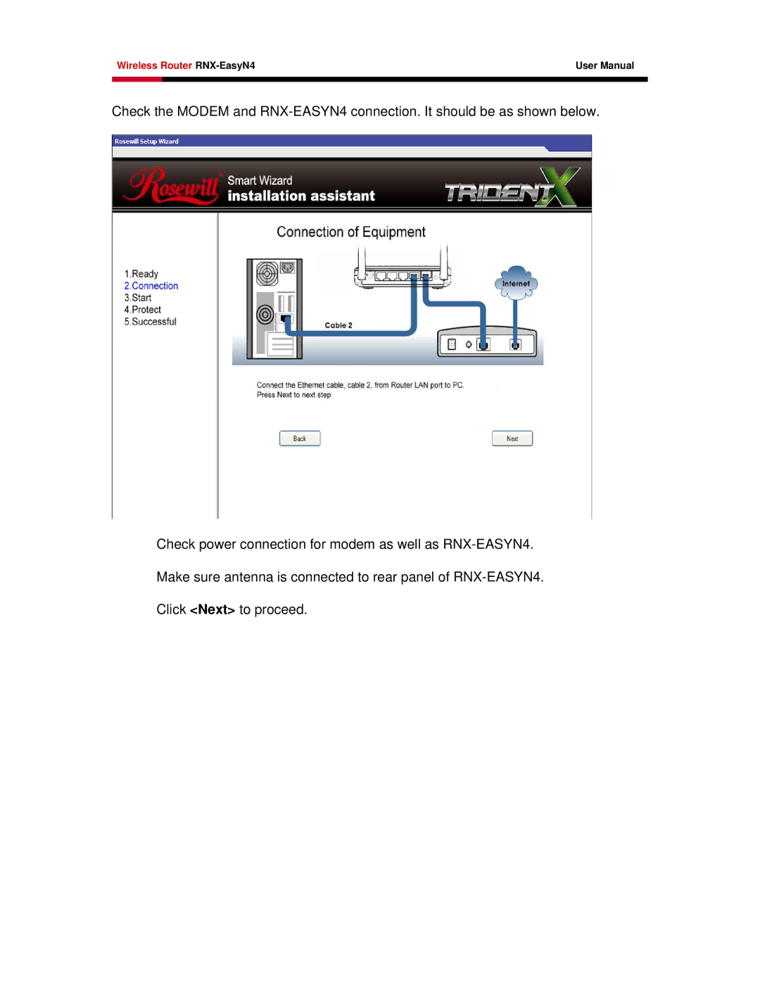 Samsung RNX-EASYN4 user manual Wireless Router RNX-EasyN4 