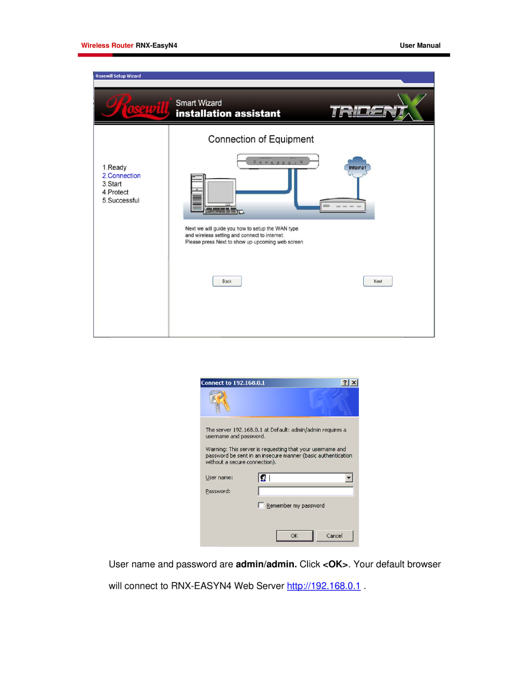 Samsung RNX-EASYN4 user manual Wireless Router RNX-EasyN4 