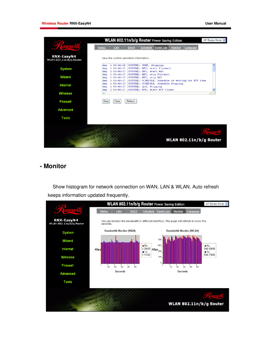 Samsung RNX-EASYN4 user manual Monitor 