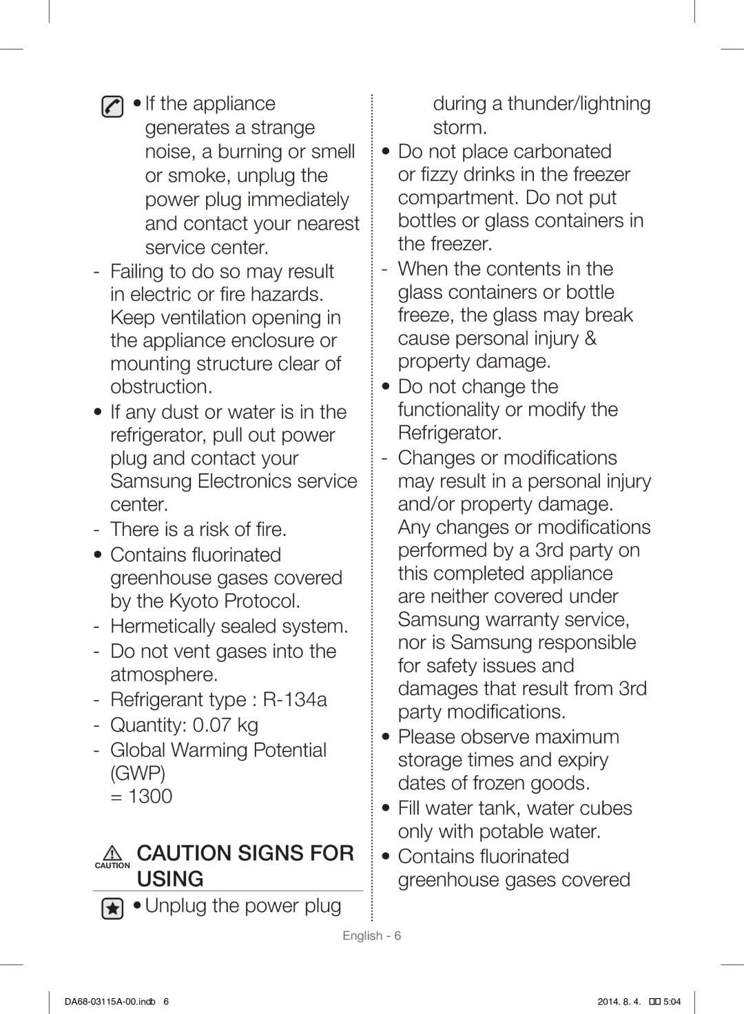 Samsung RR19H1348WW/ZA manual English 