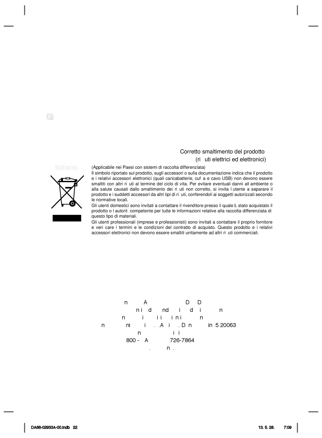 Samsung RR3773ATCSR/ES manual Limiti temperatura ambiente, Temperata estesa 